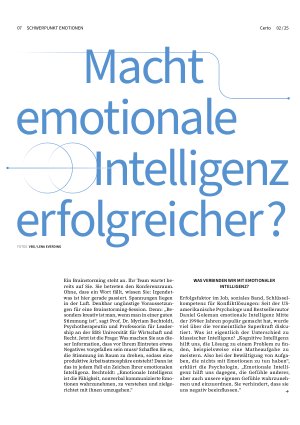 Vorschauseite 2: Macht emotionale Intelligenz erfolgreicher?