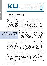 Vorschauseite 1: U wie UX Design