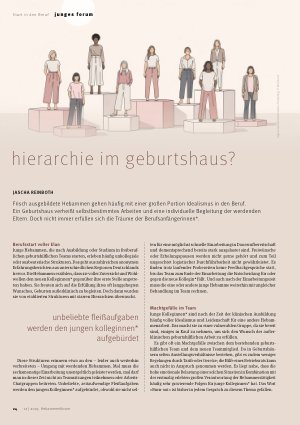Vorschauseite 1: Hierarchie im Geburtshaus?
