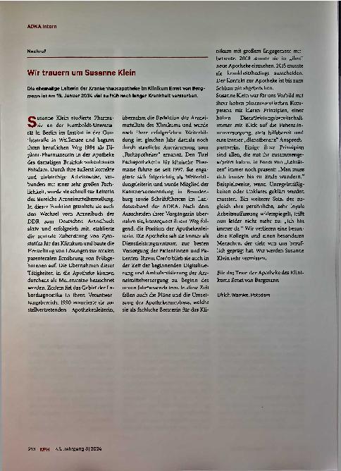 Vorschauseite 2: ADKA Intern