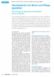 Vorschauseite 1: Vereinbarkeit von Beruf und Pflege gestalten. Auch der Tag von pflegenden Erwerbstätigen hat nur 24 Stunden.