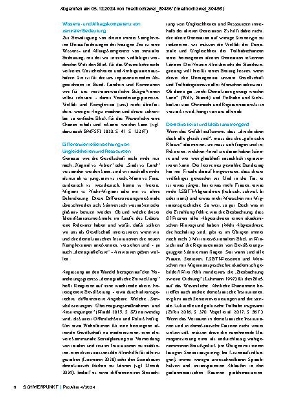 Vorschauseite 3: "Rentnerdemokratie", Transformationsprozesse und Repräsentationskrisen von Demokratien