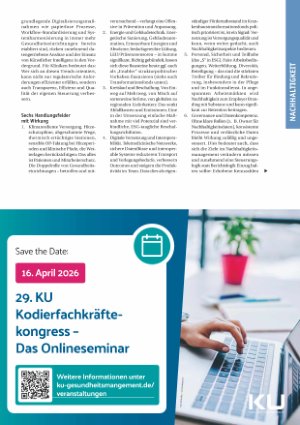 Vorschauseite 2: Nachhaltigkeit jenseits der Berichtspflicht Wie Kliniken Wirkung, Wert und Transformation in Einklang bringen können