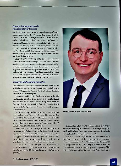 Vorschauseite 4: IT-Support in Zeiten des DKG