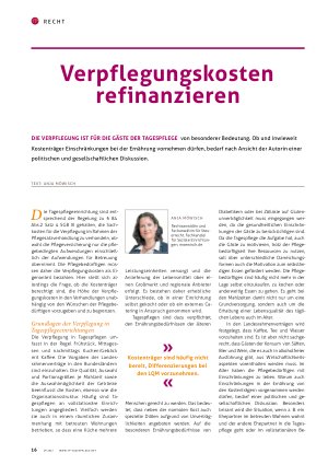 Vorschauseite 1: Verpflegungskosten refinanzieren