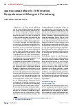 Vorschauseite 1: open-access. network – Information, Kompetenzvermittlung und Vernetzung