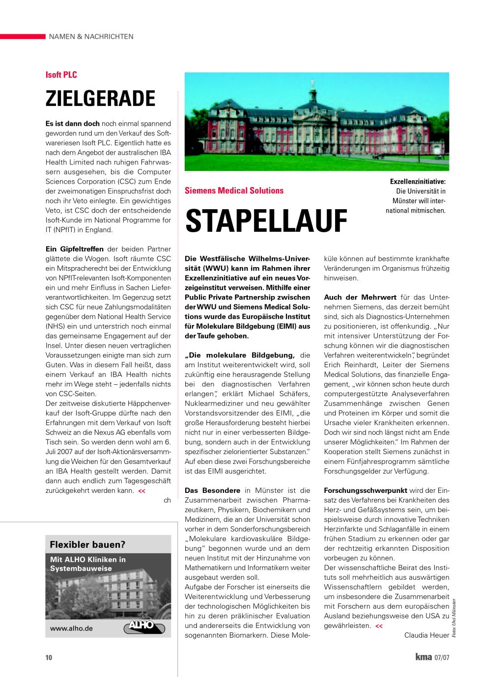 Vorschauseite 1: Zielgerade