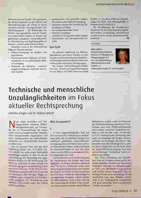Vorschauseite 1: Technische und menschliche Unzulänglichkeiten im Fokus aktueller Rechtsprechung