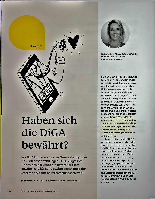 Vorschauseite 1: Haben sich die DIGA bewährt?