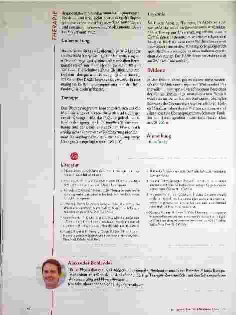 Vorschauseite 4: Physiotherapie und Training: Fallbeispiele zum funktionellen Training während und nach der Therapie.