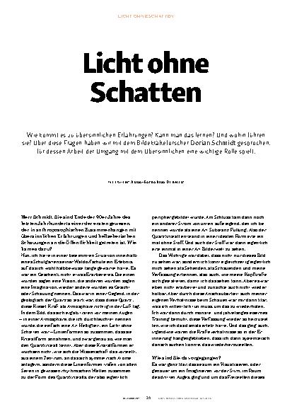 Vorschauseite 1: Licht ohne Schatten