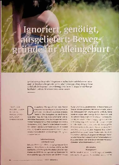 Vorschauseite 1: Ignoriert, genötigt, ausgeliefert: Beweggründe für Alleingeburt