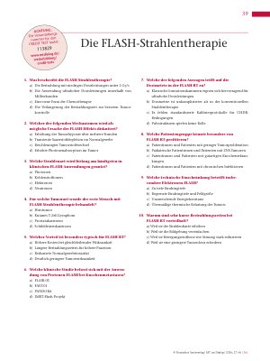 Vorschauseite 4: Die FLASH-Strahlentherapie Ein neuer Ansatz zur Reduktion von Normalgewebstoxizitäten