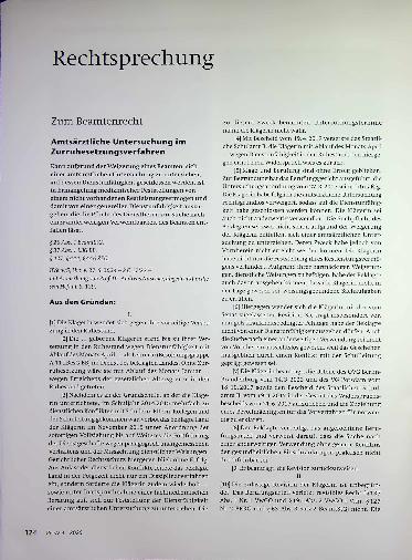 Vorschauseite 1: Rechtsprechung
