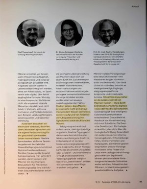 Vorschauseite 2: Männer öfter zum Arzt?