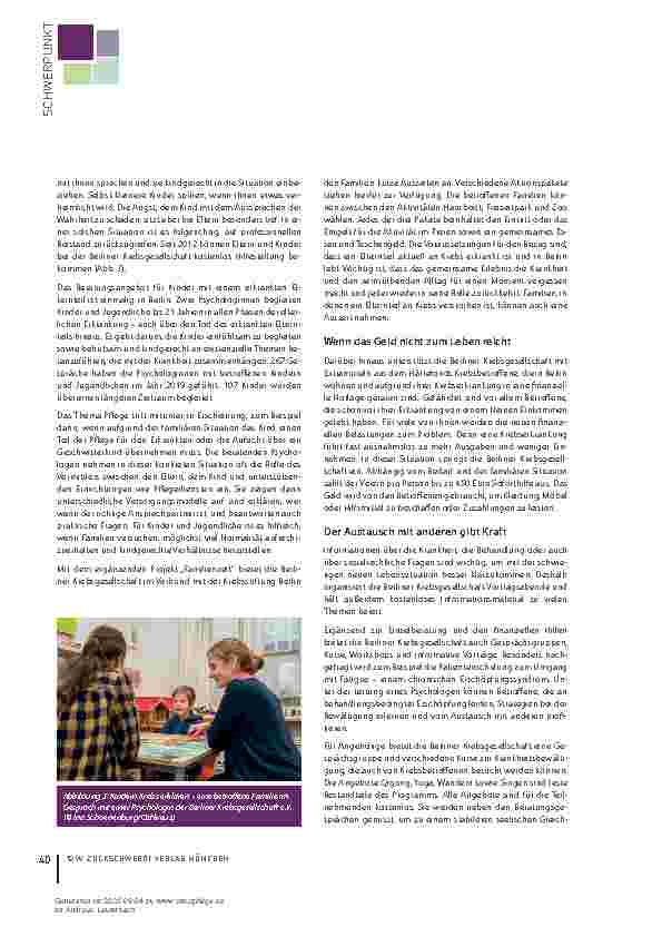 Vorschauseite 3: Krebs? Du bist nicht allein!