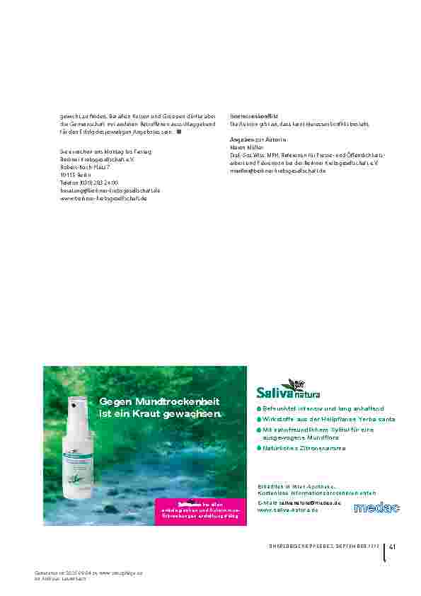 Vorschauseite 4: Krebs? Du bist nicht allein!
