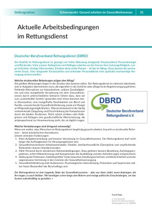 Vorschauseite 3: DBfK Deutscher Berufsverband für Pflegeberufe