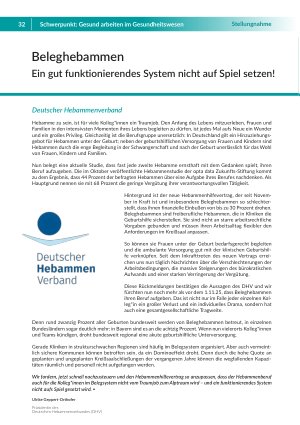 Vorschauseite 4: DBfK Deutscher Berufsverband für Pflegeberufe