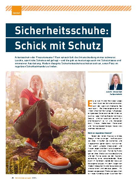 Vorschauseite 1: Sicherheitsschuhe: Schick mit Schutz
