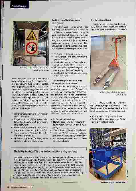 Vorschauseite 2: Vorführen, nachmachen, einüben, Transportarbeiten gekonnt unterweisen.