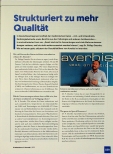 Vorschauseite 1: Strukturiert zu mehr Qualität