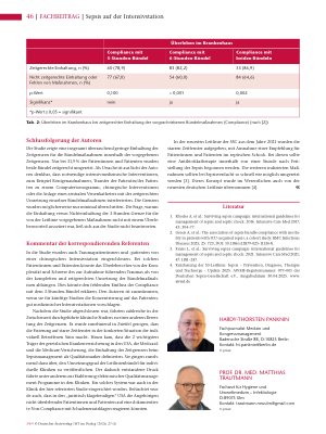 Vorschauseite 3: Sepsis auf der Intensivstation Führt ein leitlinienkonformes Management zu einer Verringerung der Mortalität?