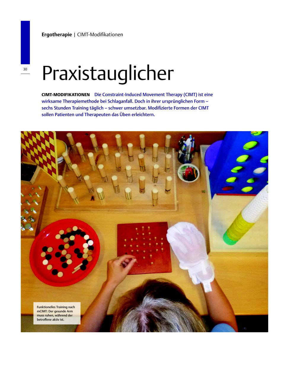 Vorschauseite 1: Praxistauglicher ? CIMT-Modifikationen