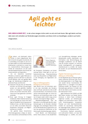 Vorschauseite 1: Agil geht es leichter