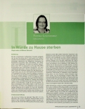 Vorschauseite 1: In Würde zu Hause sterben: Utopie oder erfüllbarer Wunsch?