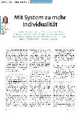 Vorschauseite 1: Mit System zu mehr Individualität