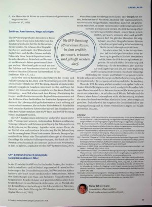 Vorschauseite 4: Gespräche, die Leben retten können Suizidprävention im Rahmen der Gesundheitlichen Versorgungsplanung nach § 132g SGB V
