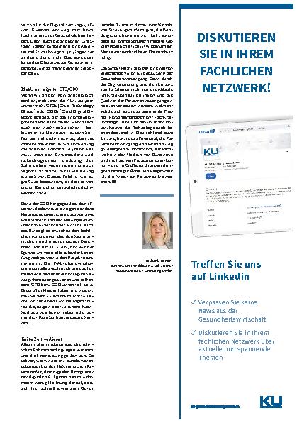 Vorschauseite 3: Smart Hospitals: Revolution auch im Personalwesen? Wie digitale Technologien den Fachkräftemangel bekämpfen