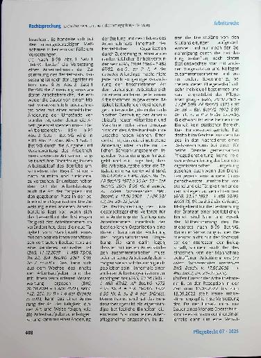 Vorschauseite 6: Zu den Voraussetzungen einer mitbestimmungspflichtigen Versetzung - Zuweisung von Beschäftigten zu anderem Wohnbereich