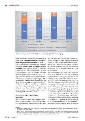 Vorschauseite 3: The „hidden user“ – die unbekannte Bibliotheksnutzung Wissen die Bibliotheken eigentlich, wer sie benutzt?