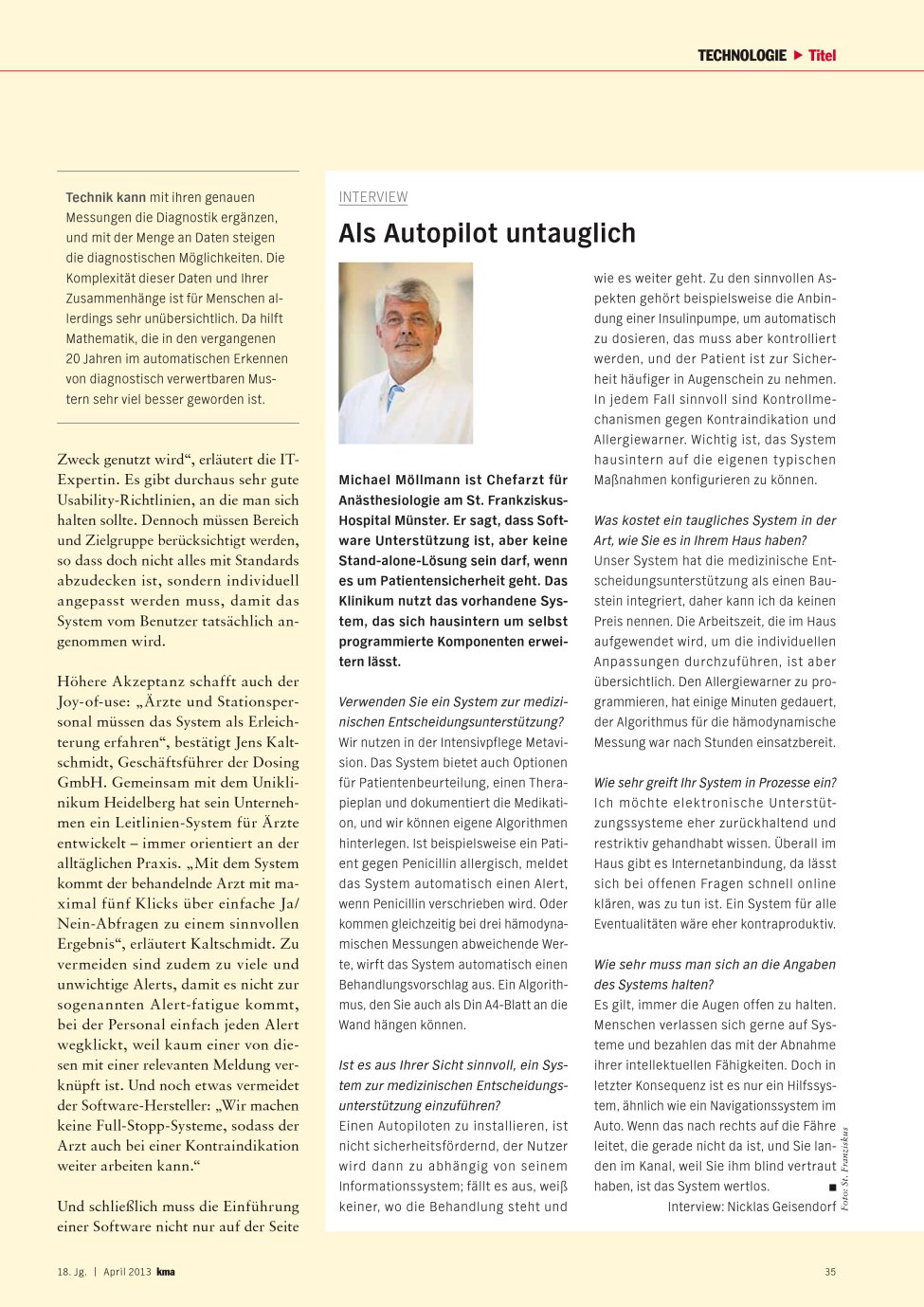 Vorschauseite 1: Als Autopilot untauglich