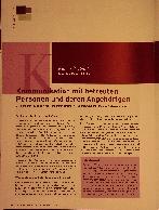 Vorschauseite 1: Kommunikation mit betreuten Personen und deren Angehörigen
