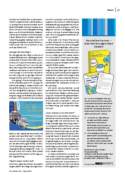 Vorschauseite 2: Public Pharma for Europe: Wie kann Arzneimittelforschung und -entwicklung gerechter und nachhaltiger werden?