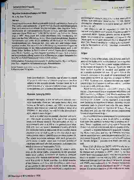 Vorschauseite 2: Cognitive Behavioral Therapy in FSHD