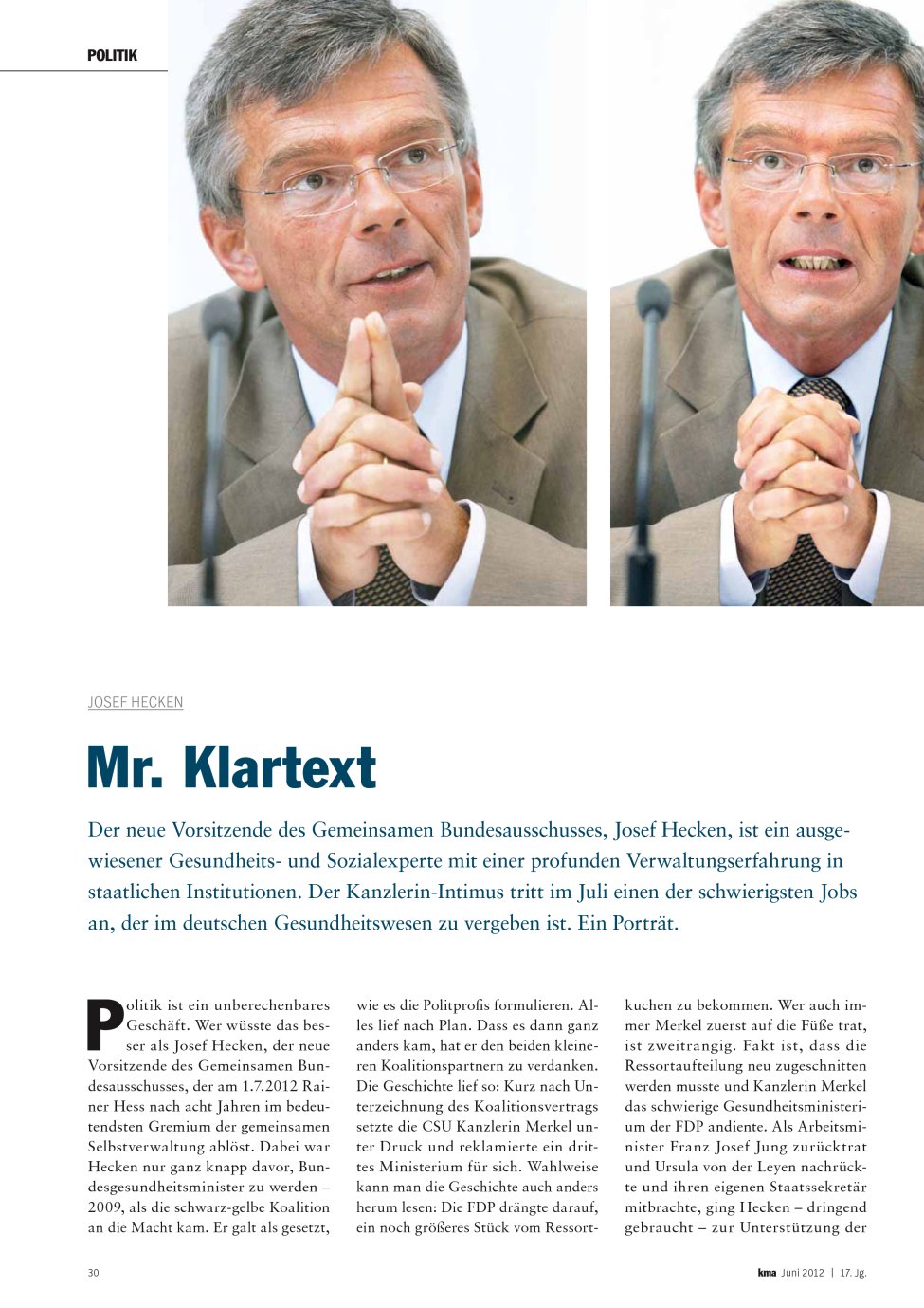 Vorschauseite 1: Mr. Klartext