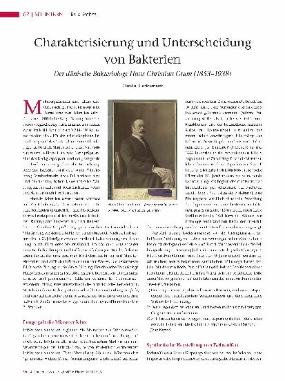 Vorschauseite 1: Charakterisierung und Unterscheidung von Bakterien
