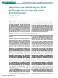 Vorschauseite 1: Adaptation in der Verarbeitung von Sätzen bei Personen mit und ohne sprachlichen Beeinträchtigungen