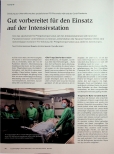 Vorschauseite 1: Gut vorbereitet für den Einsatz auf der Intensivstation