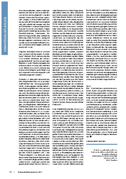 Vorschauseite 3: Der Krankenhaustransformationsfonds Fluch und Segen zugleich