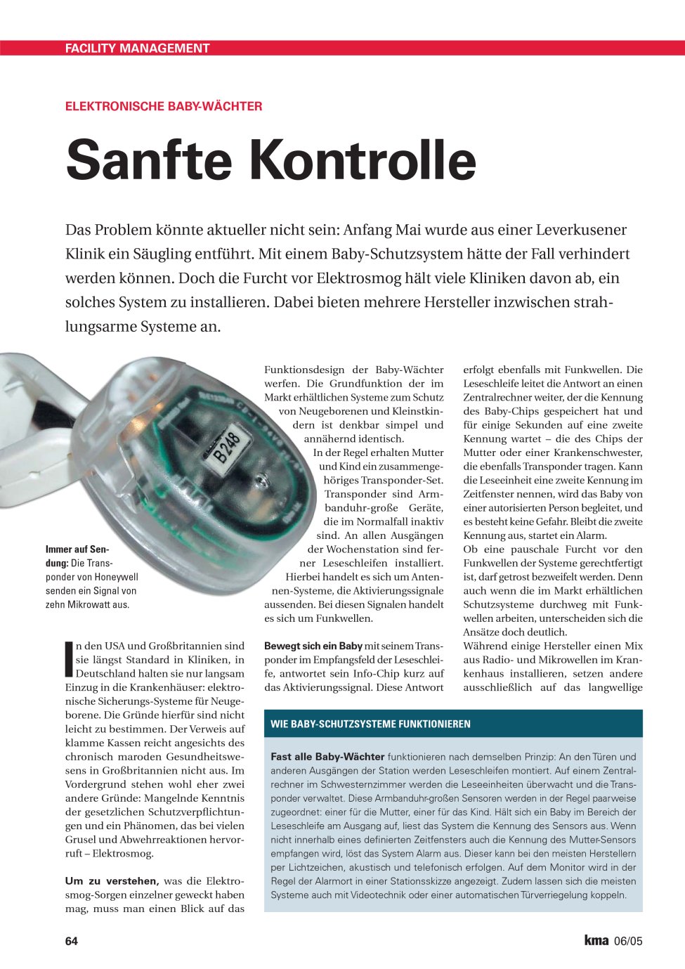 Vorschauseite 1: Sanfte Kontrolle