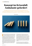 Vorschauseite 1: Konzept im Krisenfall: Ambulante gefordert