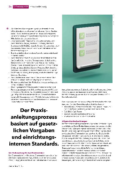 Vorschauseite 3: Ein Standard für die Praxisanleitung