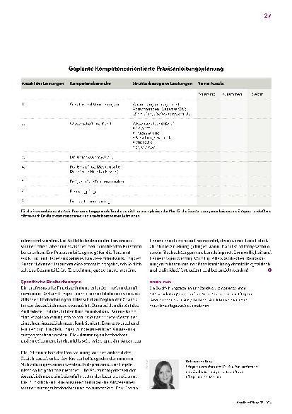 Vorschauseite 4: Ein Standard für die Praxisanleitung