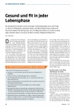 Vorschauseite 1: Gesund und fit in jeder Lebensphase