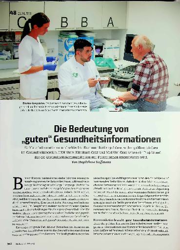 Vorschauseite 1: Die Bedeutung von „guten“ Gesundheitsinformationen